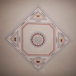 la decorazione del soffitto della camera da letto della Ballatina