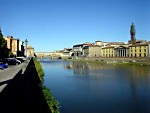 Ponte Vecchio und Lungarno in Florenz 