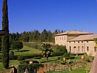 la Villa Ballati vista dal Castello di Grotti