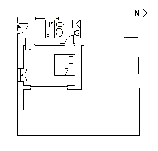 Descrizione: Grundriss des Wohnung in Saturnia, Toskana