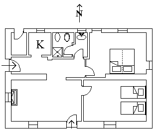 mappa dell'appartamento Guardiola